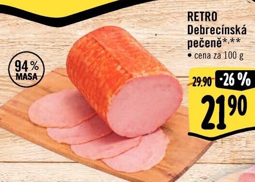 Pečeně debrecínská Albert Retro