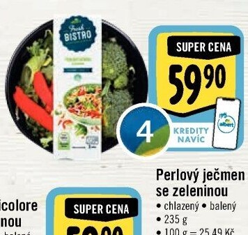 Perlový ječmen se zeleninou Albert Fresh Bistro