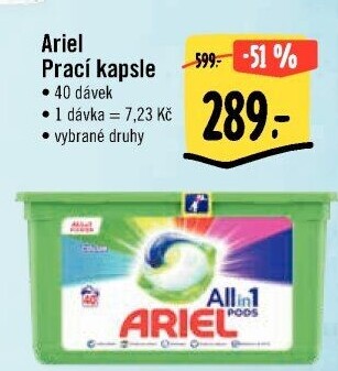Prací kapsle Ariel