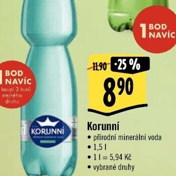 Přírodní voda Korunní