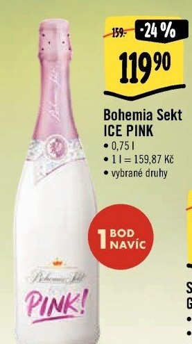 Sekt Pink Ice Bohemia Sekt