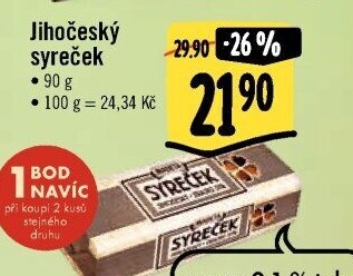 Sýr Syreček Jihočeský Madeta