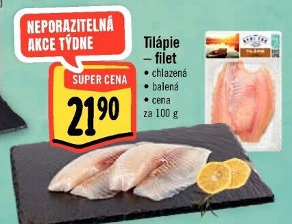 Tilápie nilská filety Albert