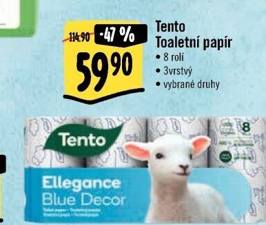 Toaletní papír 3vrstvý Tento