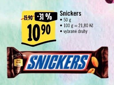 Tyčinka Snickers