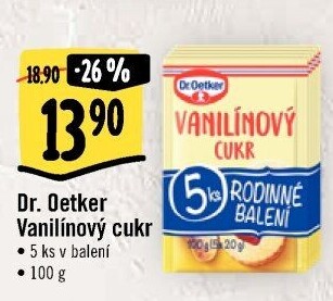 Vanilínový cukr Dr. Oetker