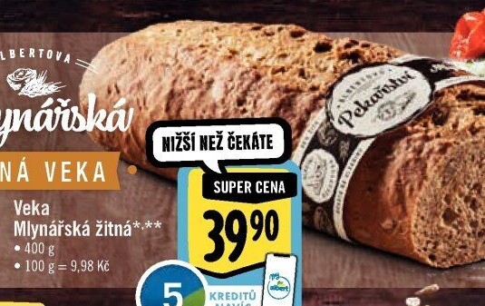 Veka Mlynářská žitná Albert