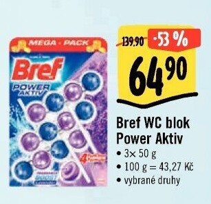 WC blok tuhý Power Aktiv Bref