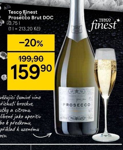 Tesco Finest Prosecco Brut DOC