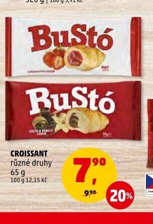 Croissant různé druhy