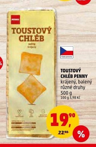 Toustový chléb Penny