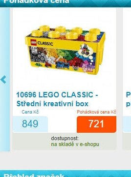 10696 LEGO CLASSIC - Střední kreativní box