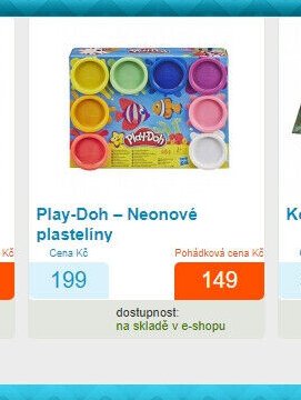 Play-Doh - Neonové plastelíny