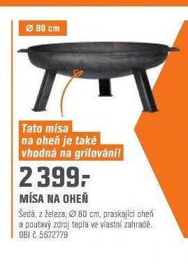 MÍSA NA OHEŇ