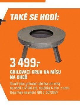 GRILOVACÍ KRUH NA MÍSU NA OHEŇ