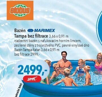 Bazén MARIMEX Tampa bez filtrace 3,66 x 0,91 m