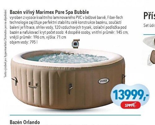 Bazén vířivý Marimex Pure Spa Bubble