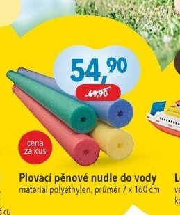 Plovací pěnové nudle do vody
