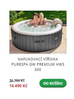 Nafukovací vířivka PureSpa GW Premium HWS 800 - Mountfield akcniletaky.com