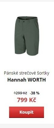 Pánské strečové šortky Hannah WORTH