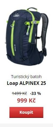 Turistický batoh Loap ALPINEX 25