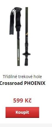 Třídílné trekové hole Crossroad PHOENIX