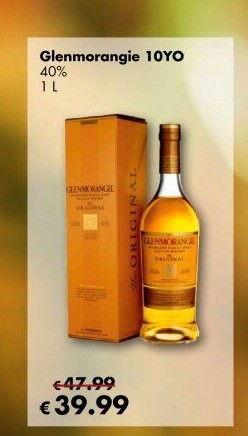 Whisky 10 YO Glenmorangie