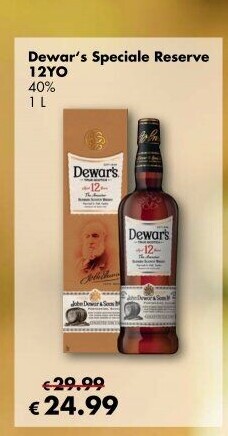 Whisky 12 YO Special Reserve Dewar'
