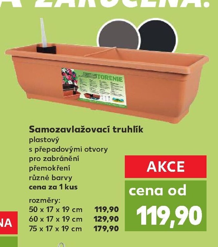Samozavlažovací truhlík