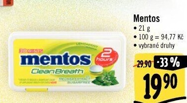 Bonbony Clean Breath Mentos