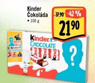 Čokoládky Kinder