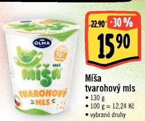 Dezert Tvarohový mls Míša Olma
