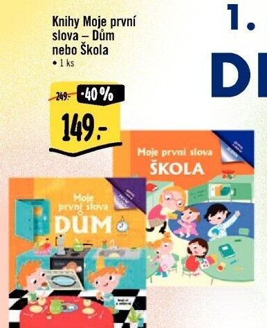 Kniha Moje první slova - Dům