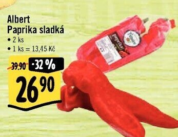 Paprika červená Albert