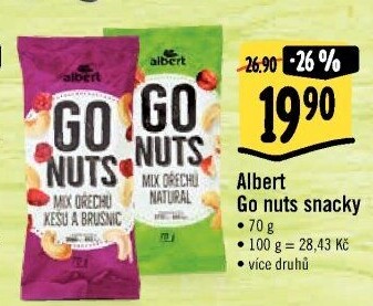 Směs ořechů Go Nuts Albert