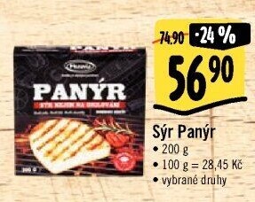 Sýr Panýr Moravia