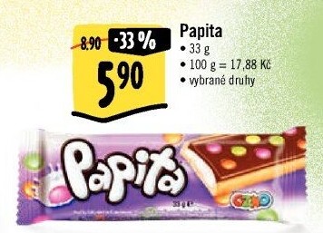 Tyčinka Papita Sölen