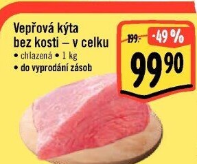 Vepřová kýta bez kosti