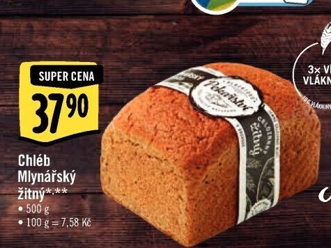 Chléb Mlynářský žitný Albert
