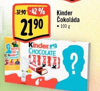 Čokoládky Kinder