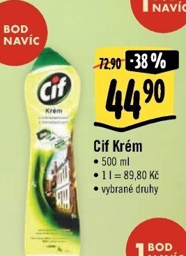 Krémový čistič Cif Cream
