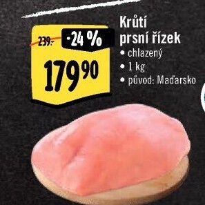 Krůtí prsní řízky