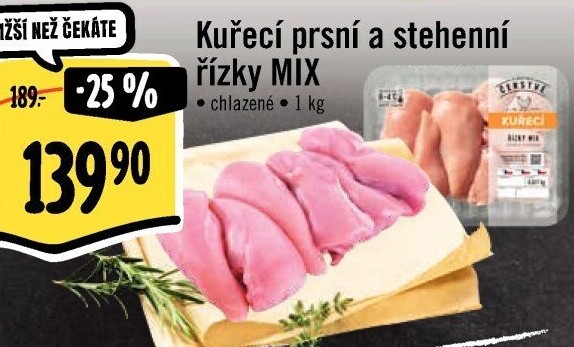 Kuřecí řízky mix Albert