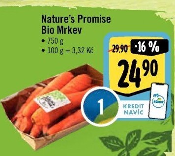 Mrkev bio Nature'