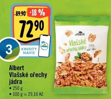 Ořechy vlašské Albert