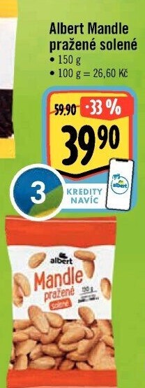 Pražené mandle Albert