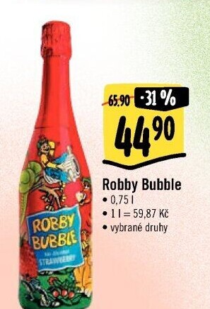 Sekt nealkoholický dětský Robby Bubble
