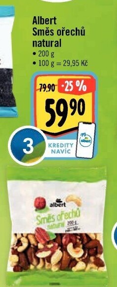 Směs ořechů Albert