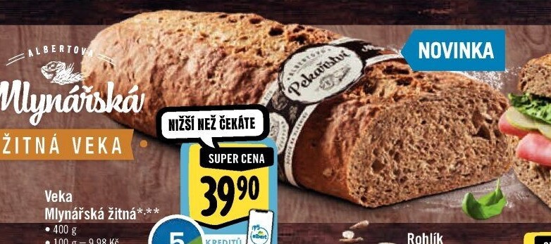 Veka Mlynářská žitná Albert