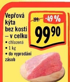 Vepřová kýta bez kosti